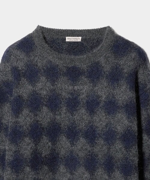 BEAUTY＆YOUTH UNITED ARROWS セーター ニット ロンバス モヘヤ クルー