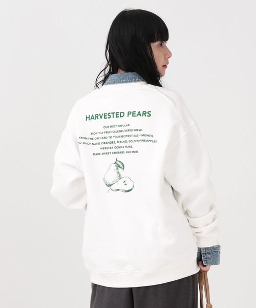 GLOBAL WORK（グローバルワーク） トレーナー スウェット グラフィック