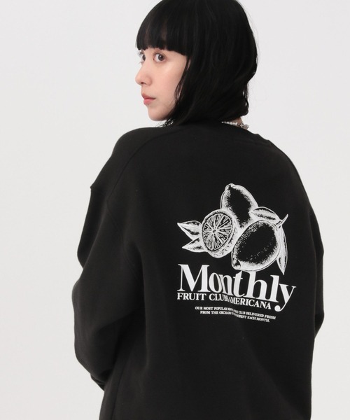 GLOBAL WORK（グローバルワーク） トレーナー スウェット グラフィック