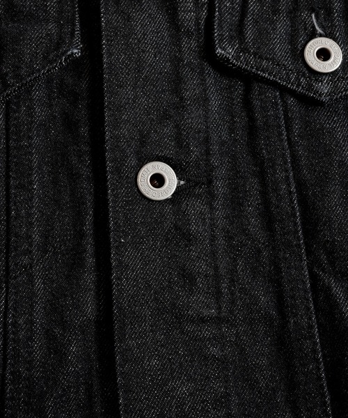 「FDMTL」 デニムジャケット 3 ブラック メンズ_画像4