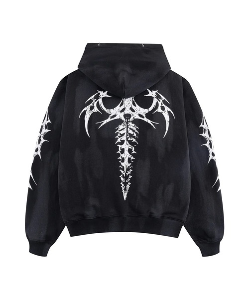 SUPPLIER（サプライヤー） パーカー Tribal Bones Pierced Zip Hoodie