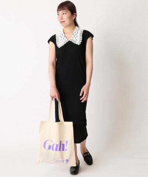 「U by SPICK&SPAN」 ニットワンピース FREE ブラック レディース_画像6