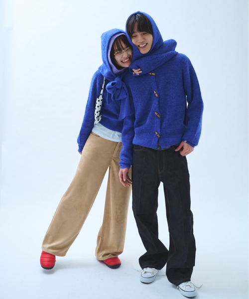 凍り声でトグルカーデとバラクラバのセット 凍り声でトグルカーデとバラクラバのセット（ニット/セーター