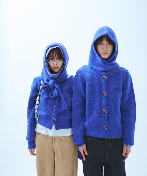 凍り声でトグルカーデとバラクラバのセット 凍り声でトグルカーデとバラクラバのセット（ニット/セーター