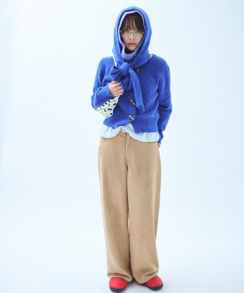 凍り声でトグルカーデとバラクラバのセット 凍り声でトグルカーデとバラクラバのセット（ニット/セーター