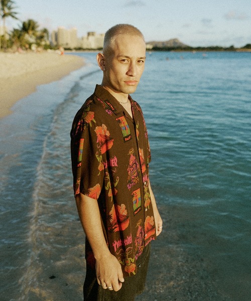 Hufハフアメリカバナナリーフ柄ハーフジッププルオーバートップスKeithHuf HUF X THRASHER HULA GOAT｜OTHERS（その他アクセサリー）｜【公式通販