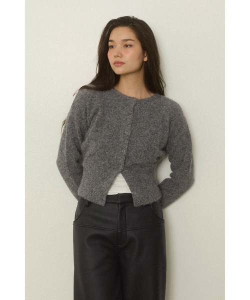 ニット+セーター alexiastam  knit tops ALEXIA STAM（アリシアスタン） ニット セーター Button Knit Cropped