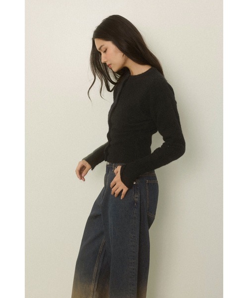 ALEXIA STAM（アリシアスタン） ニット セーター Button Knit Cropped