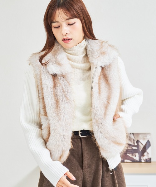 MISCH MASCH（ミッシュマッシュ） ベスト ジレ 一部店舗限定 袖