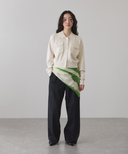ADAM ET ROPE'（アダムエロペ） カーディガン コットンカシミヤ