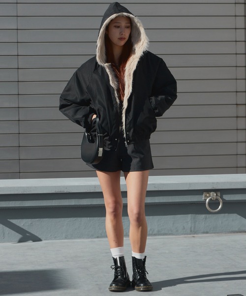 Chick ダウンコート ダウンジャケット Faux Fur Padded Jacket / 中綿