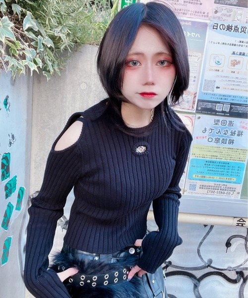 REFLEM（レフレム） ニット セーター 「REFLEM/レフレム」オーバルロゴ