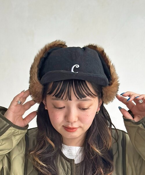 CPCM（シーピーシーエム） キャップ 帽子 ツバ付きフライトキャップ