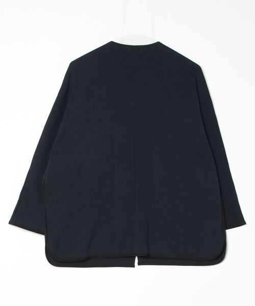 Ballsey（ボールジィ） ノーカラージャケット S ネイビー レディース