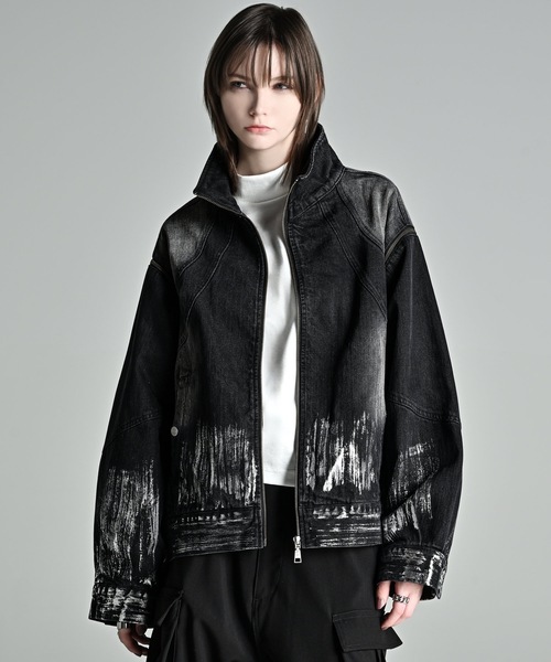 「ADRER」 ブルゾン M ブラック メンズ_画像2