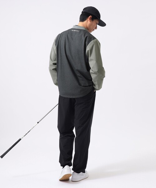 ビームスゴルフ　フルジップジャケット　切り替え　メンズSサイズ男女兼用 BEAMS GOLF（ビームス ゴルフ） ブルゾン アウター ORANGE LABEL