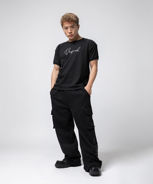VANQUISH（ヴァンキッシュ） ワイドパンツ スウェットパンツ ジャージ