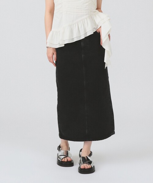 専用　Lee × Ray BEAMS / 別注　ブラックデニムサロペットスカート 新品 Lee × Ray BEAMS / 別注 ブラックデニムサロペットスカート