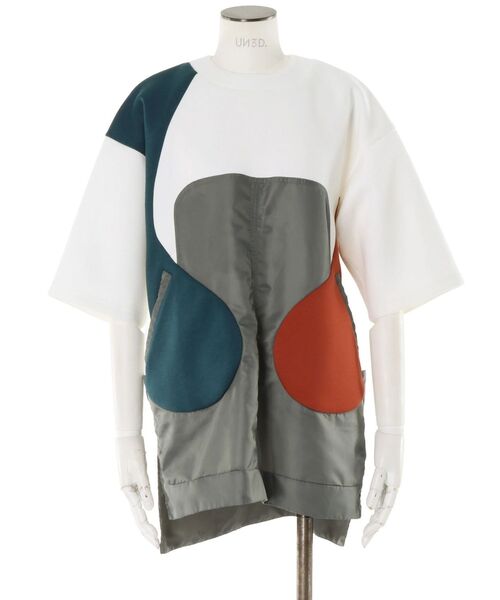 UN3D.（アンスリード） tシャツ ROUND POCKET SWEAT TOP / ラウンド