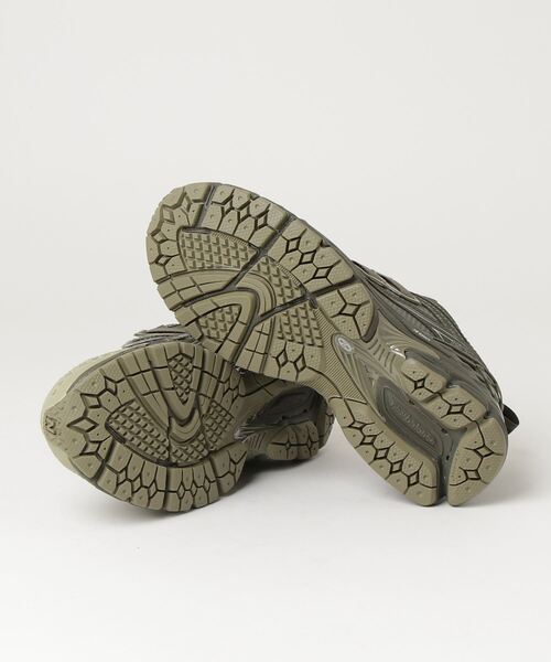 「New Balance」 ローカットスニーカー 24.0cm グレー メンズ_画像4