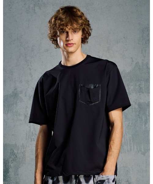 wjk tシャツ drawstring leather pocket S/S メンズ : ZOZOTOWN Yahoo