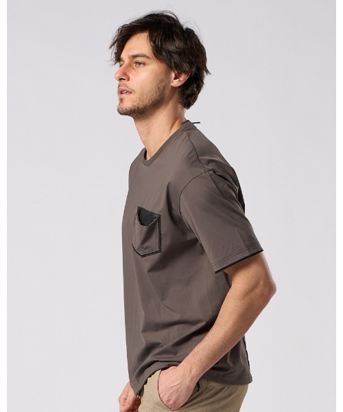 wjk tシャツ drawstring leather pocket S/S メンズ : ZOZOTOWN Yahoo