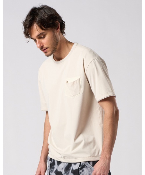 wjk tシャツ drawstring leather pocket S/S メンズ : ZOZOTOWN Yahoo