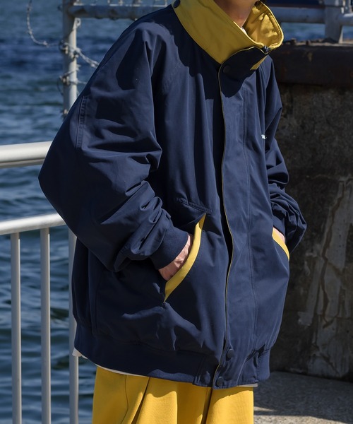 「Perushu」 ブルゾン MEDIUM ベージュ メンズ_画像3