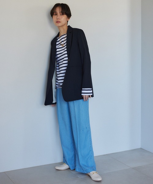 「PICCADILLY」 長袖カットソー 1 ベージュ系その他 レディース_画像2