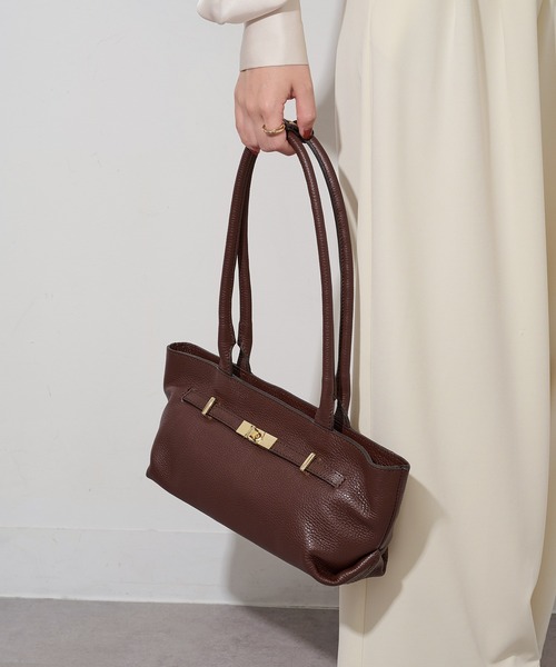 AULENTTI（オウレンティ） ハンドバッグ 「AULENTTI」ベルト金具