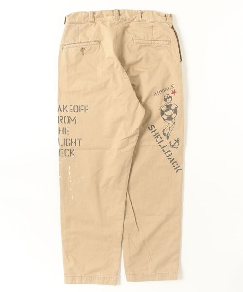 AVIREX（アヴィレックス） チノパン AGED LOOK STENCIL CHINO PANTS