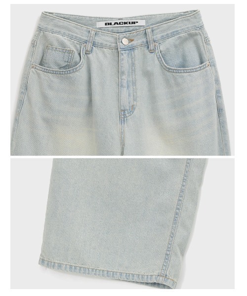 「BLACKUP」 デニムパンツ SMALL ライトブルー レディース_画像2