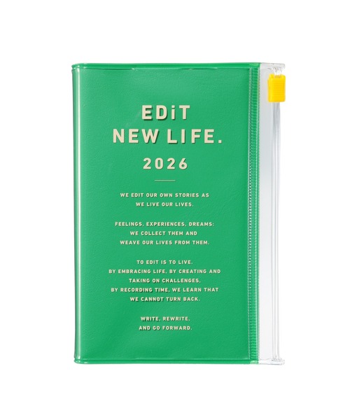 EDiT(MARK'S) 手帳 EDiT 2026 スケジュール帳 2026年4月始まり 1日1