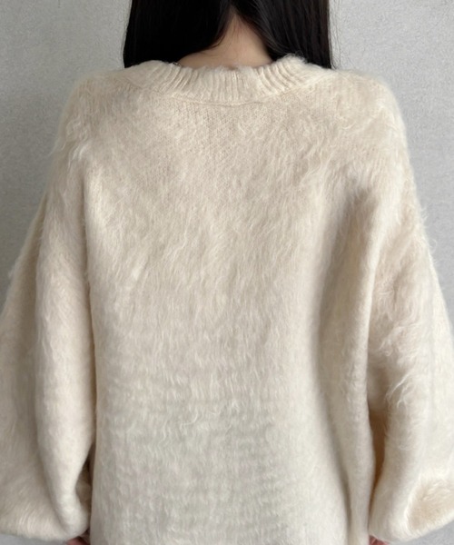 「Ada.」 ニットカーディガン FREE アイボリー レディース_画像2