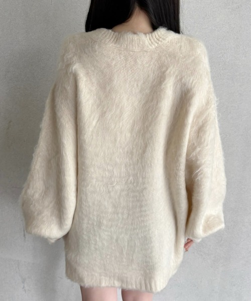 「Ada.」 ニットカーディガン FREE アイボリー レディース_画像3