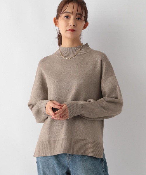 「GLOBAL WORK」 長袖ニット MEDIUM モカ レディース_画像9