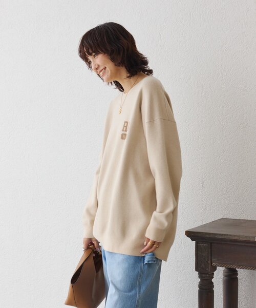 「RIVE DROITE」 長袖ニット FREE ホワイト系その他 レディースの画像7