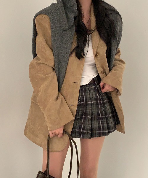 「FREE STYLISTS」 テーラードジャケット FREE カーキ レディース_画像6