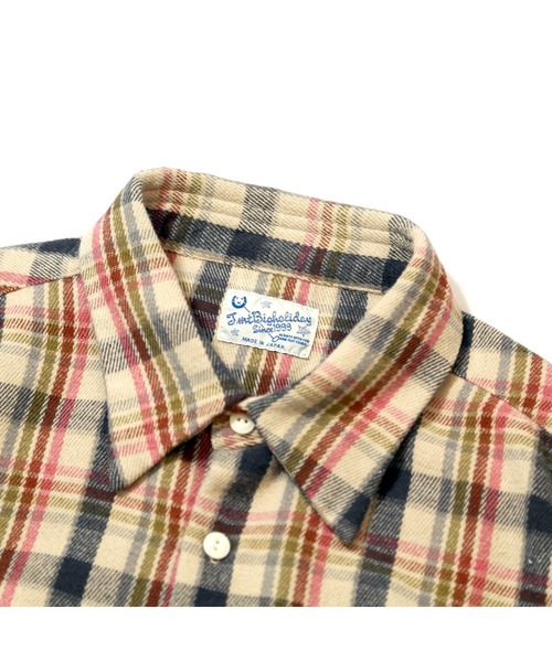 TMT 長袖ネルシャツ MEDIUM ピンク メンズ : ZOZOTOWN Yahoo!店 - 通販