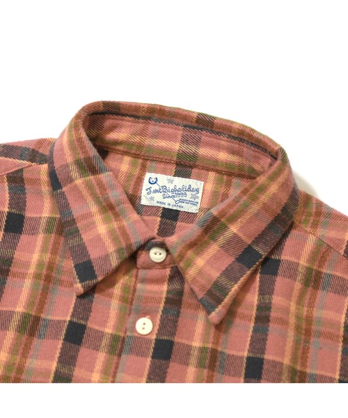 TMT 長袖ネルシャツ MEDIUM ピンク メンズ : ZOZOTOWN Yahoo!店 - 通販