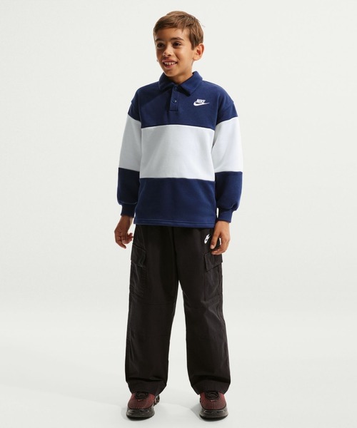 NIKE（ナイキ） ポロシャツ NIKE YTH NSW クラブ RUBGY FT LBR キッズ