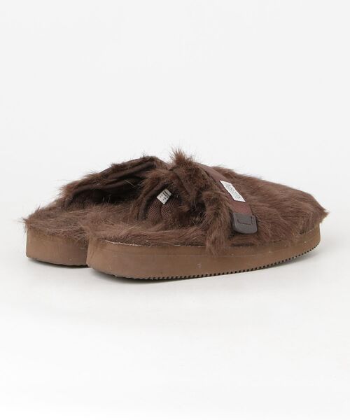 「SUICOKE」 フラットサンダル 24cm ブラウン レディース_画像2