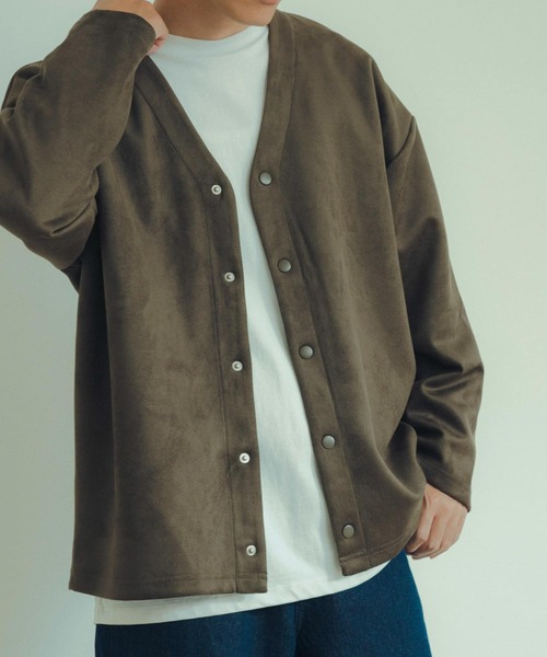 「ITEMS URBANRESEARCH」 カーディガン LARGE ブラック メンズ_画像7