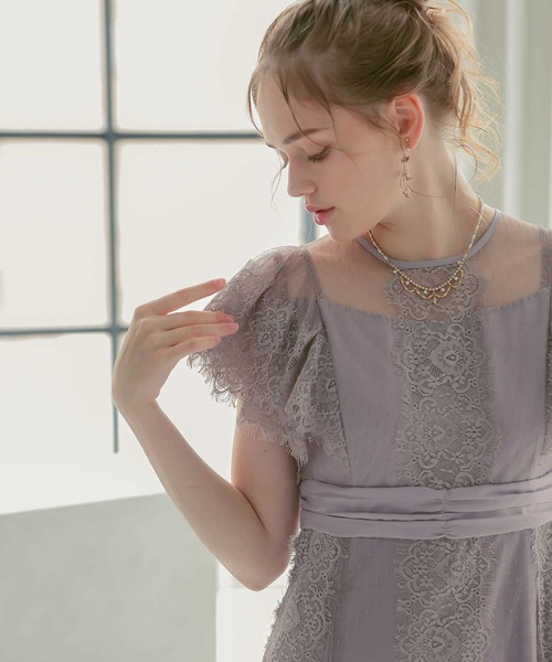 「Dorry Doll」 長袖ワンピース MEDIUM グリーン レディース_画像3