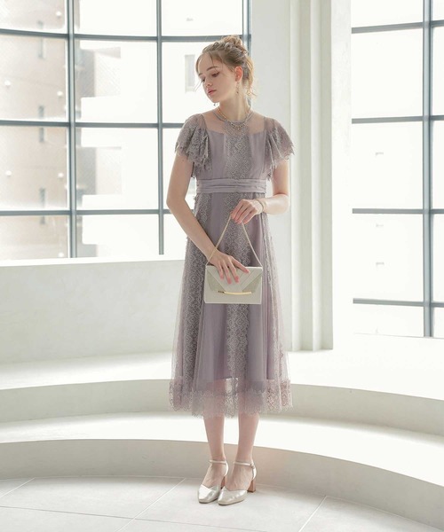 「Dorry Doll」 長袖ワンピース MEDIUM グリーン レディース_画像4