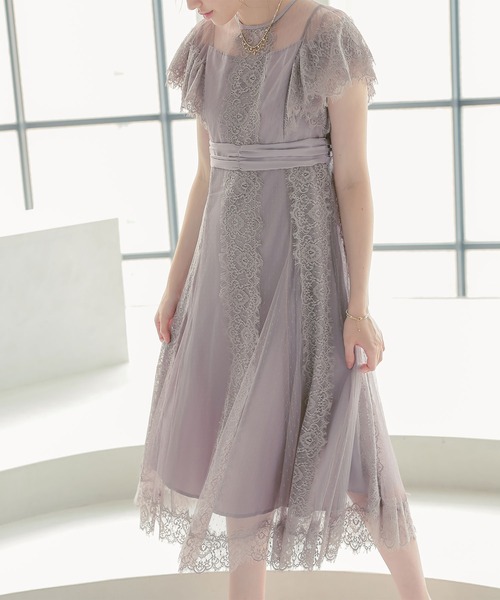 「Dorry Doll」 長袖ワンピース MEDIUM グリーン レディース_画像7