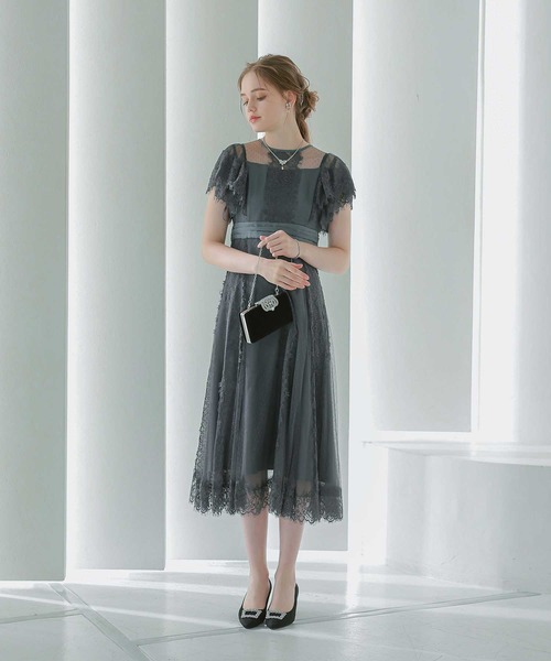 「Dorry Doll」 長袖ワンピース MEDIUM グリーン レディース_画像8