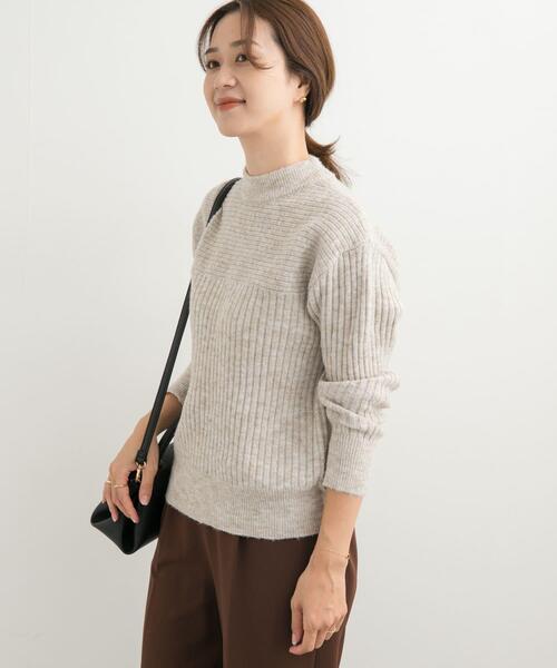 「URBAN RESEARCH DOORS」 長袖ニット MEDIUM グレー レディース_画像5