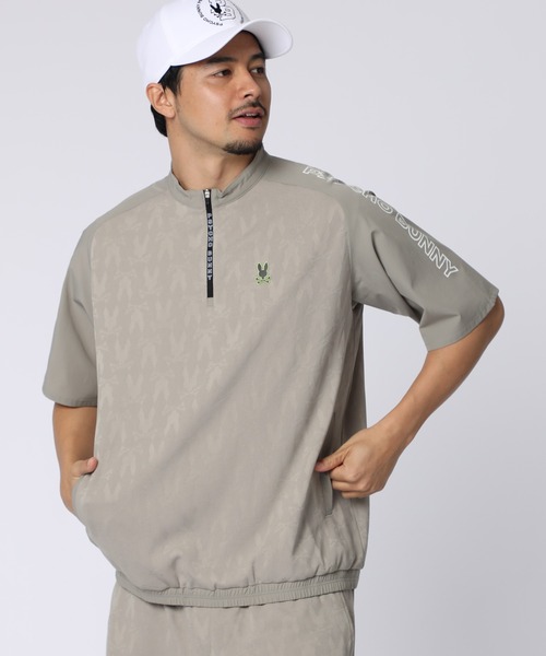 Psycho Bunny（サイコバニー） tシャツ 「GOLF」異素材切替シルエット