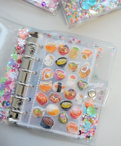 Jelly moo（ジェリームー） ステッカー 「 」 A7サイズ キラキラ